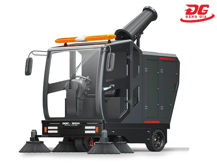 Xe quét rác ngồi lái DQC - Tech 15F chính hãng