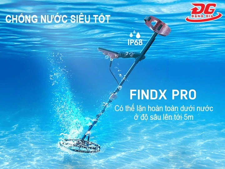 Nokta FindX Pro chống nước tốt