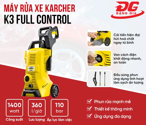 Máy rửa xe Karcher K3 Full Control 2