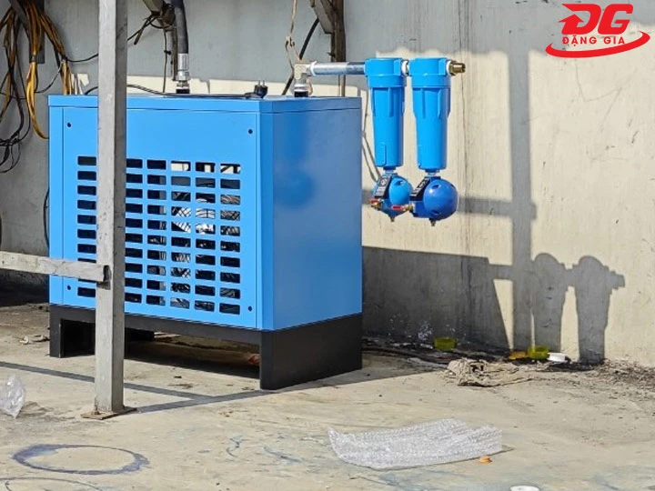 Bộ lọc tách nước máy nén khí công nghiệp trong hệ thống khí nén