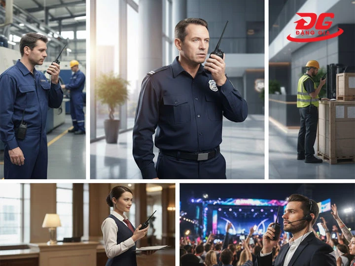 Những công việc nên sử dụng bộ đàm Kenwood NX 2300