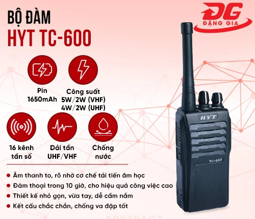 Bộ đàm HYT TC-600 2