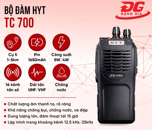 Bộ đàm HYT TC 700 2