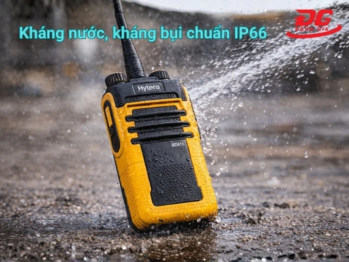 bộ đàm Hytera HYT Digital DMR BD61X kháng nước