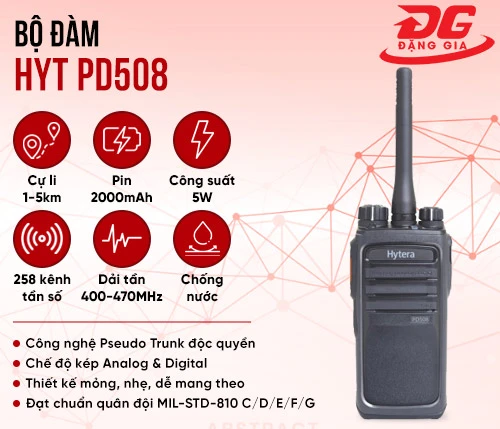 Máy bộ đàm HYT PD508 2