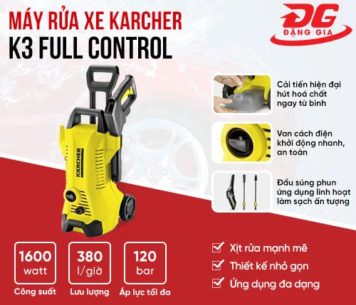 Máy rửa xe Karcher K3 Full Control 2