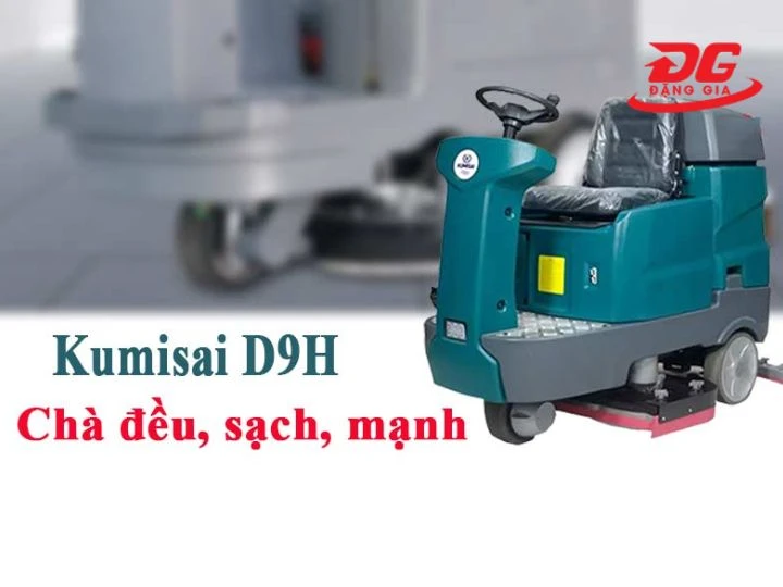 máy chà sàn ngồi lái Kumisai D9H hiệu quả
