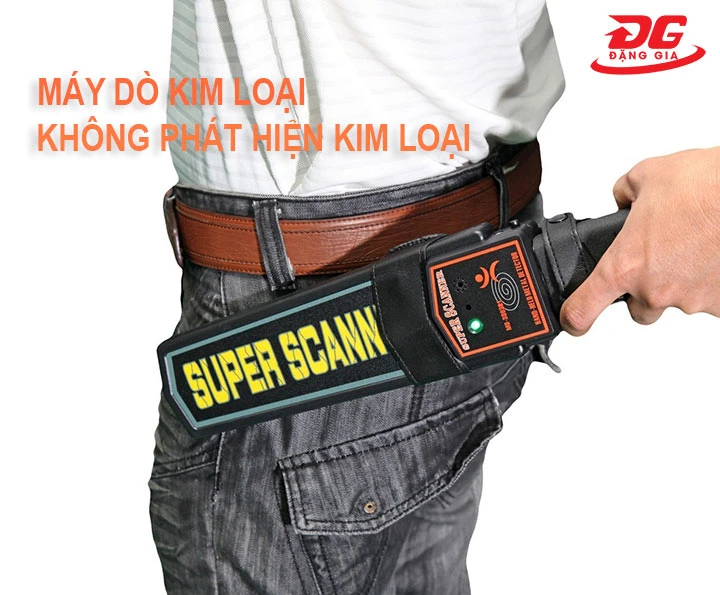máy dò kim loại không phát hiện kim loại