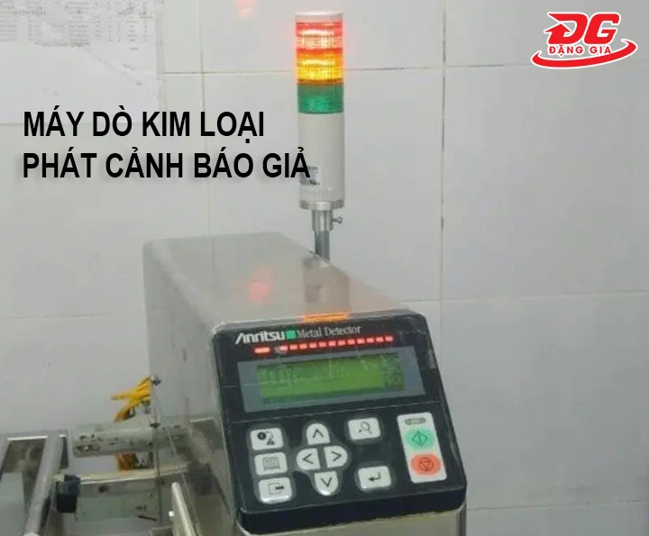 máy dò kim loại phát cảnh báo giả