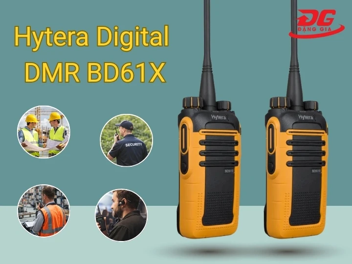 Tổng quan về bộ đàm Hytera HYT Digital DMR BD61X