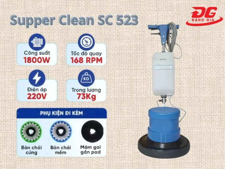 máy chà sàn công nghiệp Supper Clean SC 523