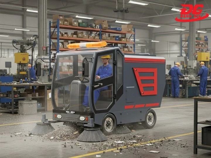 Máy quét rác ngồi lái DQC - Tech 18F