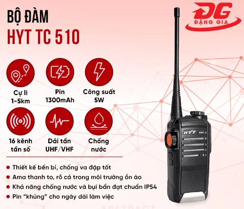 Bộ đàm HYT TC 510 2