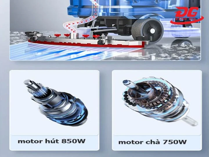 đông cơ Máy chà sàn Kumisai KMS-V15 khỏe