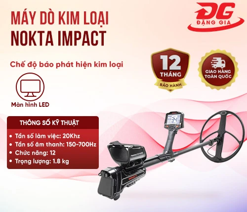 Máy dò kim loại dưới lòng đất Nokta Impact chính hãng 2