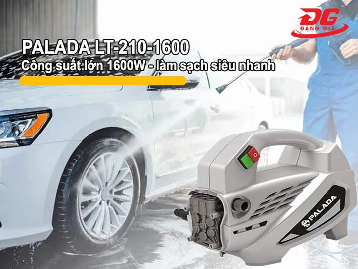 Máy rửa xe Palada LT-210-1600 phun mạnh