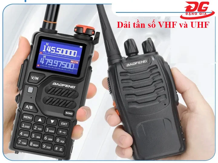 Dải tần số bộ đàm Baofeng K5 Plus