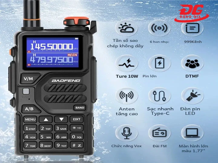 Tính năng Bộ đàm Baofeng K5 Plus