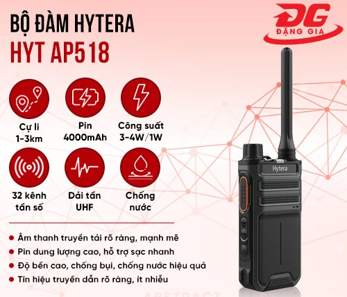 Bộ đàm Hytera HYT AP518 2