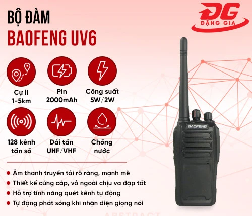 Máy bộ đàm Baofeng UV6 2