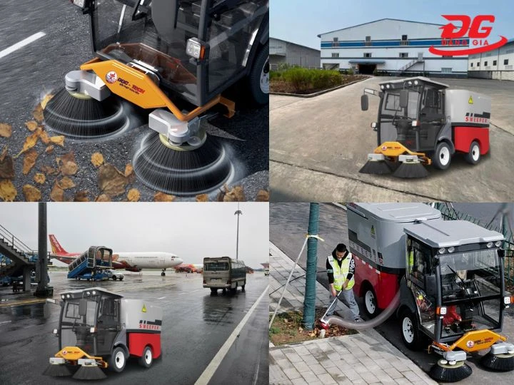 ứng dụng xe quét rác ngồi lái DQC - Tech 19F