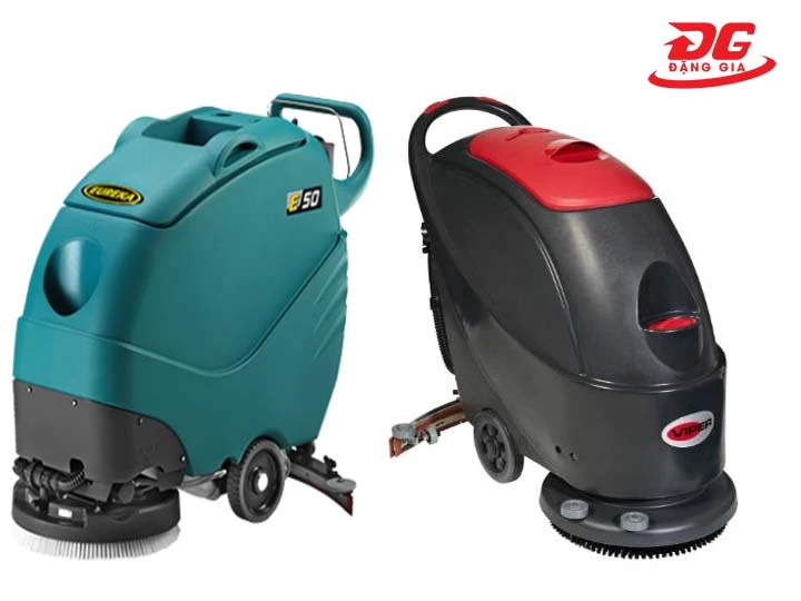 so sánh máy chà sàn liên hợp Eureka E50 và Nilfisk Viper AS510B