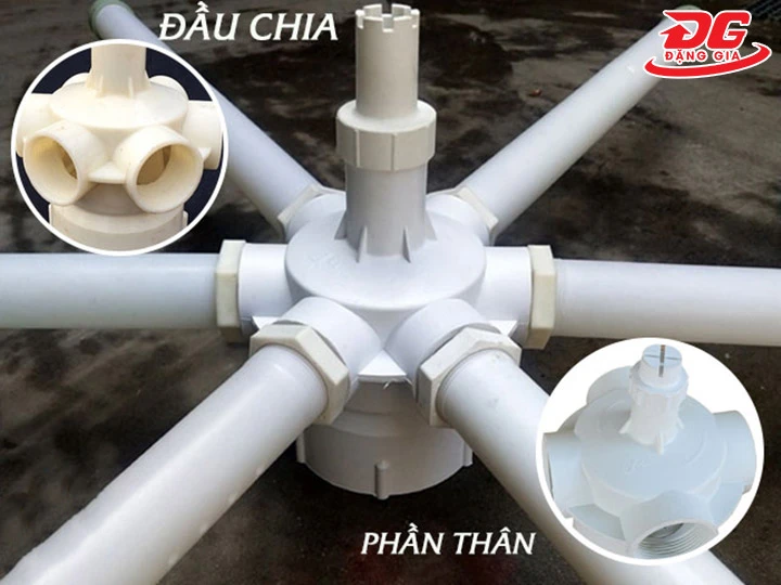 đầu phun nhựa tháp giải nhiệt