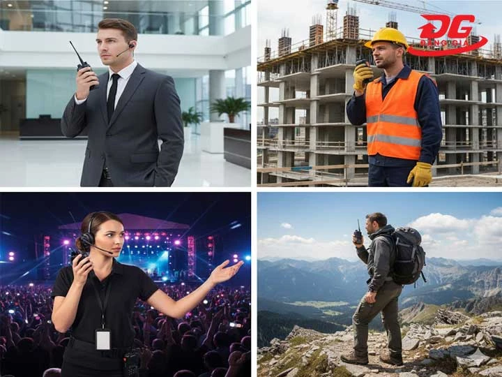 Phạm vi ứng dụng của máy bộ đàm cầm tay Kenwood TK361