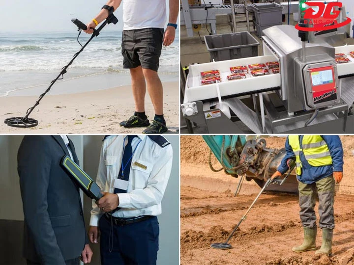 Ứng dụng máy dò kim loại Trung Quốc