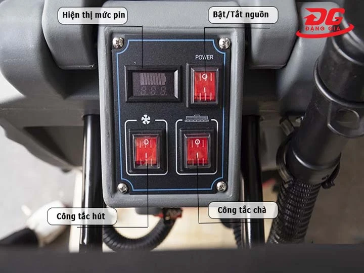 bảng điều khiển máy chà sàn liên hợp Kumisai KMS 58