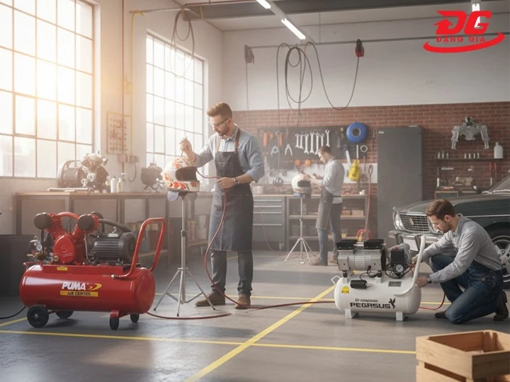 ứng dụng của máy nén khí 0.5HP