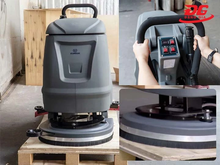 vận hành máy chà sàn liên hợp Kumisai KMS 58