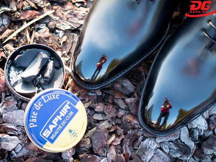 Hiệu quả đánh bóng xi đánh giày Saphir Pate De Luxe BDC
