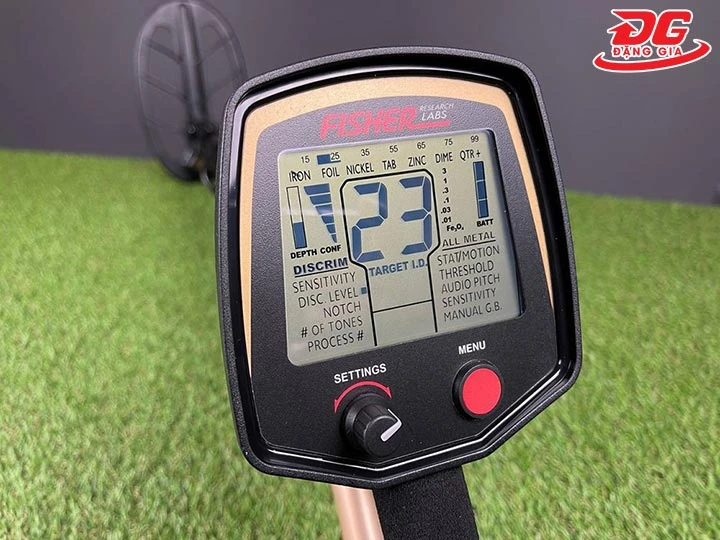 màn hình điều khiển máy dò kim loại Fisher F75