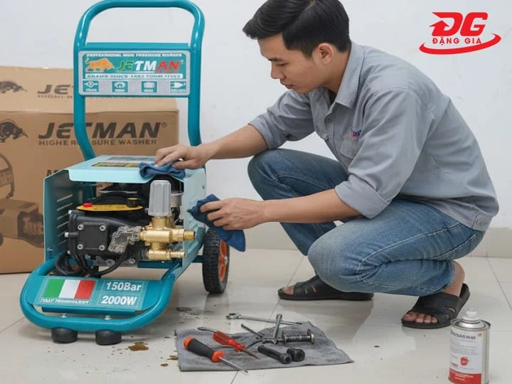 bảo dưỡng máy rửa xe Jetman