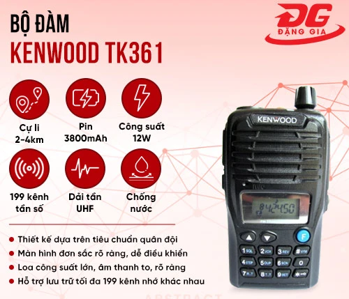 Bộ đàm Kenwood TK361 2
