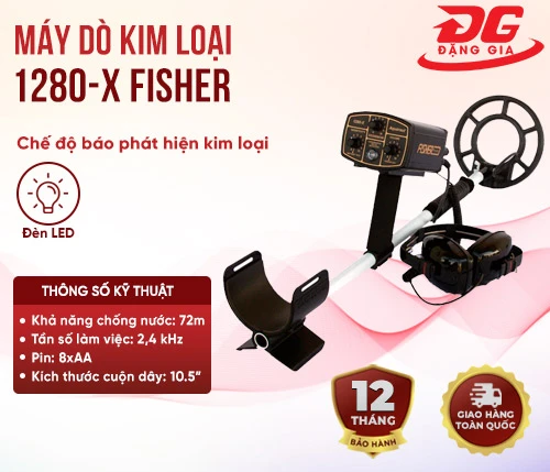 Máy dò kim loại cao cấp 1280-X Fisher Mỹ 2