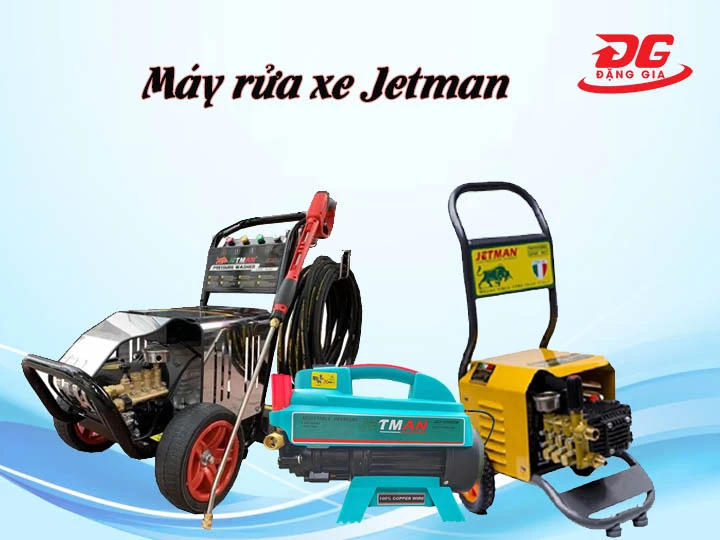 Top 8 máy rửa xe Jetman chất lượng, đa ứng dụng, nên mua