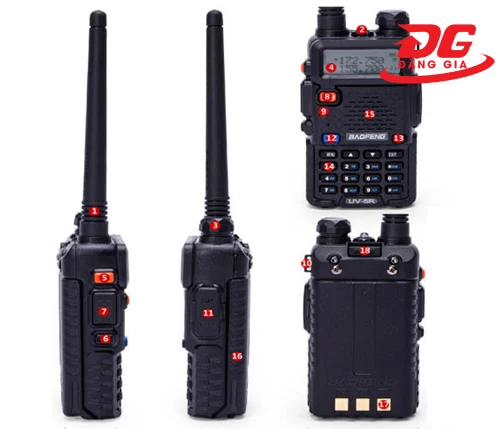 Bộ đàm Baofeng 0678 5