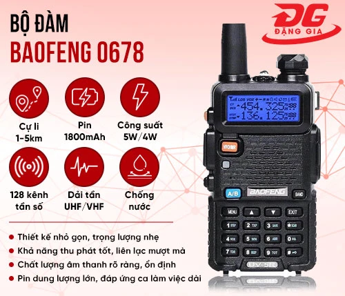 Bộ đàm Baofeng 0678 2