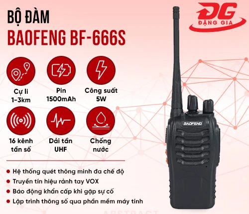 Bộ đàm Baofeng BF-666s 2