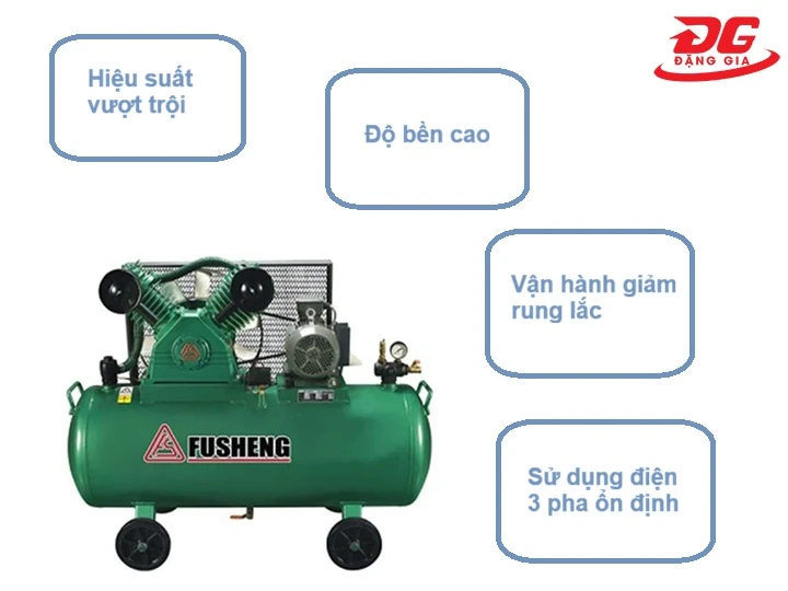 Ưu điểm của máy nén khí Fusheng D-3F
