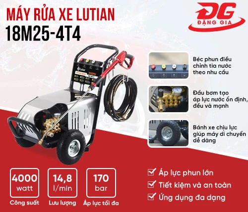 Máy xịt rửa xe ô tô Lutian 18M25-4T4 2