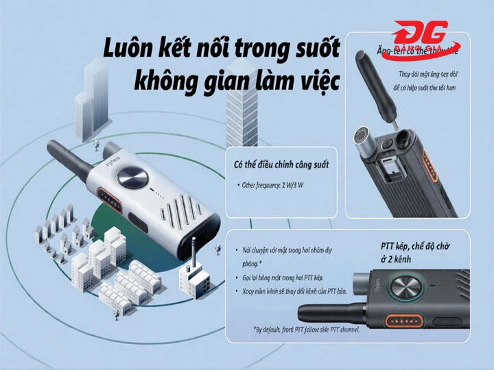 tầm phủ sóng bộ đàm Hytera S1 (HYT-S31)