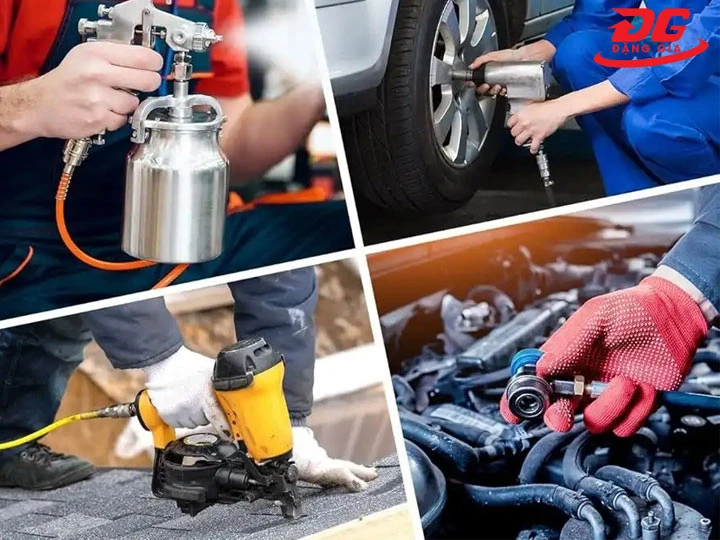 Ứng dụng máy nén khí Puma 100L