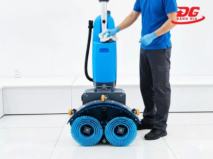 vệ sinh máy chà sàn HC18