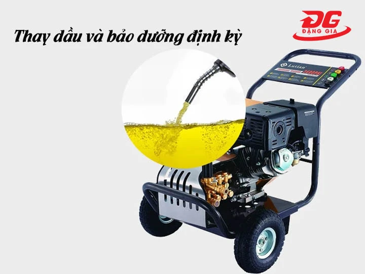 lưu ý sử dụng máy rửa xe máy chạy xăng Lutian 18G30-13A