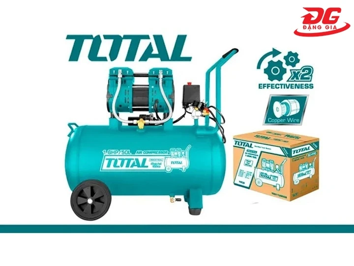 Máy nén hơi không dầu 50 lít Total TCS1120508T