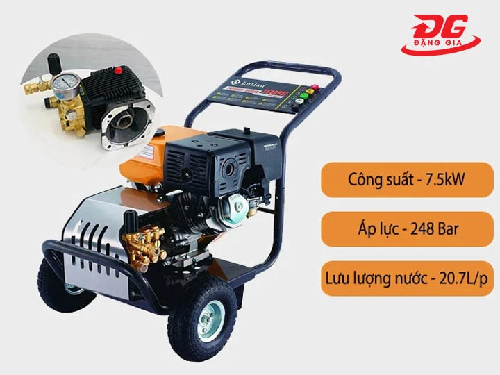 máy rửa xe máy chạy xăng Lutian 18G30-13A