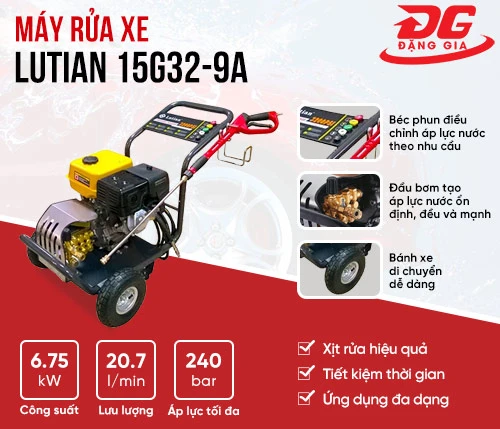 Máy rửa xe chạy xăng Lutian 15G32-9A 2